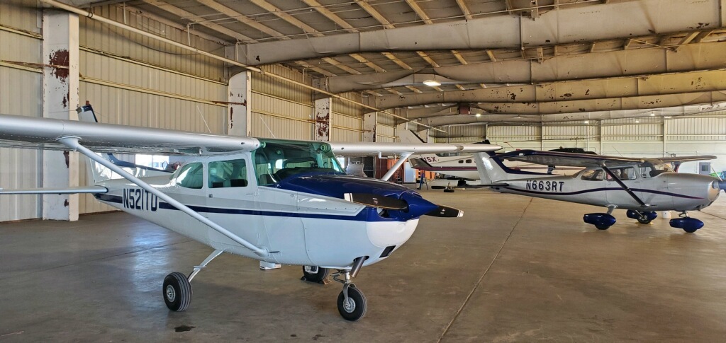 Aircraft fleet at Hobby Airport.