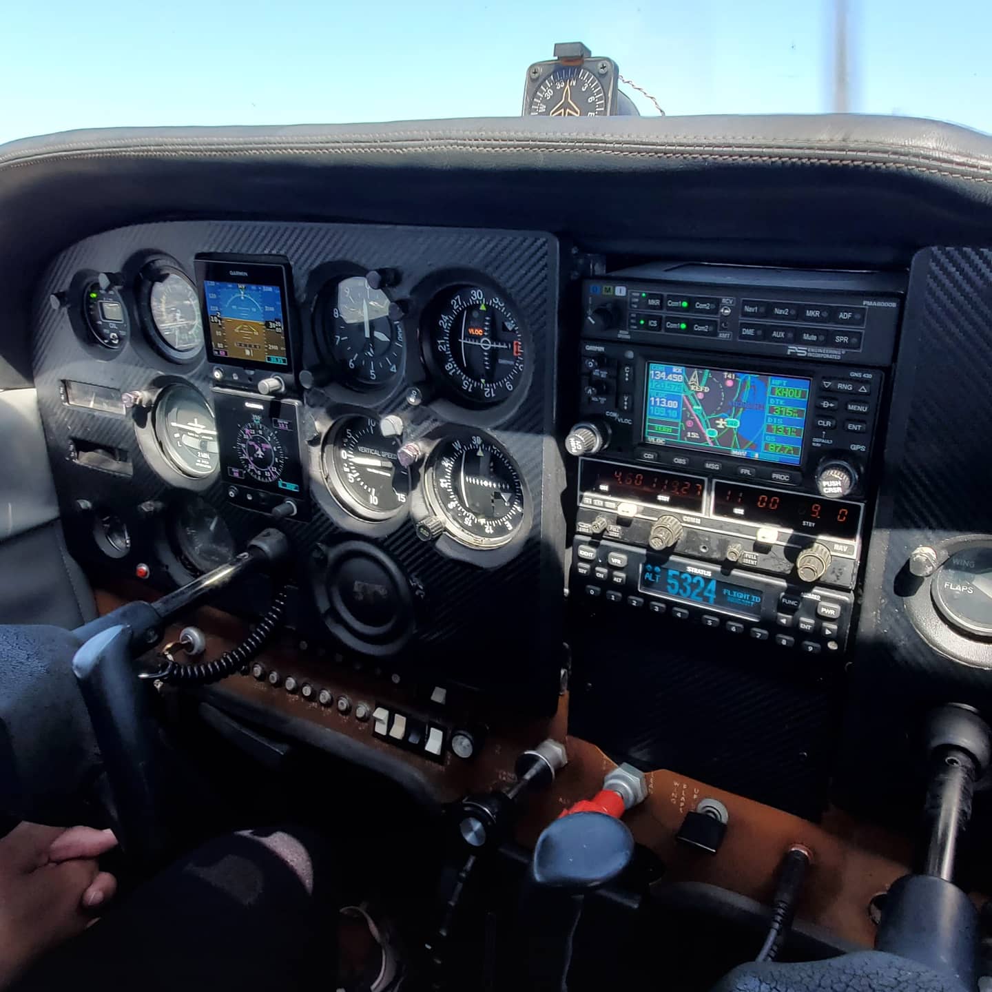 Cessna 172 with new interior.
